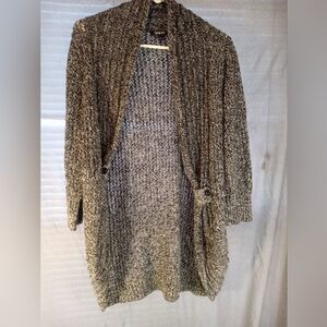 Elementz Black and Gray Knit Cardigan